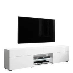 Szafki Rtv>BRATEX Szafka rtv biała CORAL 180 cm biały