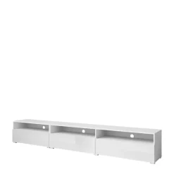 Szafki Rtv>Helvetia Szafka rtv połysk BARRET biały