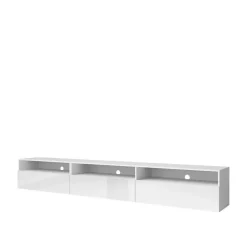 Szafki Rtv>Helvetia Szafka rtv połysk BARRET biały