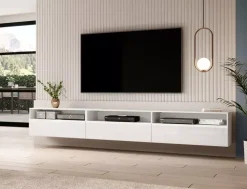 Szafki Rtv></noscript>Helvetia Szafka rtv połysk BARRET biały