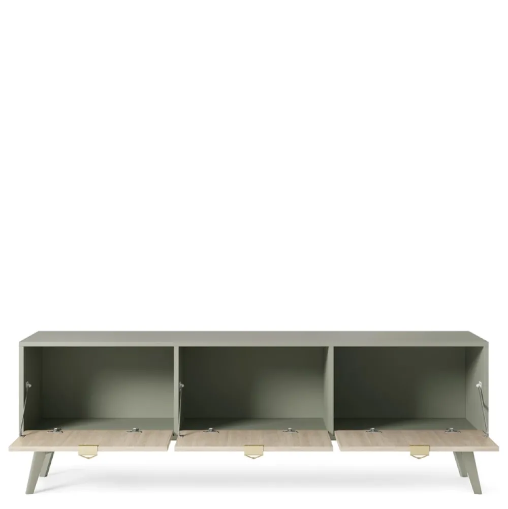 Szafki Rtv>PIASKI Szafka RTV do salonu 158 cm FLOW styl boho