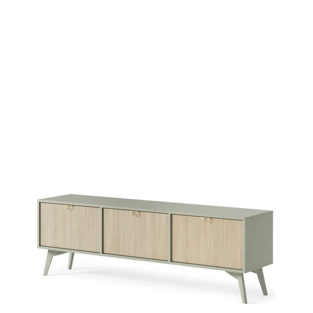 Szafki Rtv>PIASKI Szafka RTV do salonu 158 cm FLOW styl boho