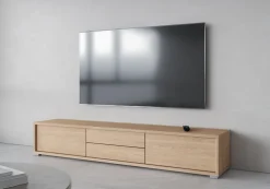 Szafki Rtv></noscript>Helvetia Szafka RTV do salonu nowoczesna wisząca 180 cm FRIDA dąb olejowany