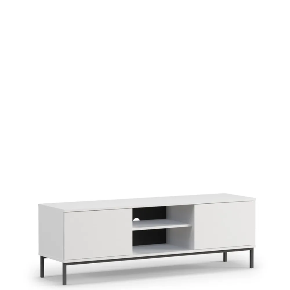 Zestawy Mebli Do Salonu|Szafki Rtv>GiB Meble Szafka RTV loft QUARTE Biała