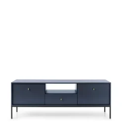 Szafki Rtv>PIASKI Szafka RTV na nóżkach MONTI granat granatowy