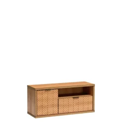 Szafki Rtv>JARSTOL Szafka RTV nowoczesna FONETTI dąb karmel