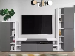 Szafki Rtv></noscript>Lempert Szafka RTV nowoczesna z szufladami 180 cm NAPOLI