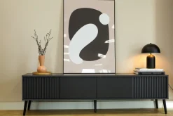 Zestawy Mebli Do Salonu|Szafki Rtv></noscript>INTER MEBLE Szafka RTV pod telewizor 180 cm do salonu BELLUNO antracyt