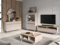 Szafki Rtv>ML Meble Szafka RTV pod telewizor 154 cm DESSO cashmere