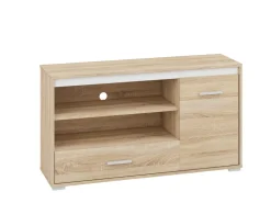 Zestawy Mebli Do Salonu|Zestawy Mebli Młodzieżowych>ML Meble Szafka RTV pod telewizor 120 cm z szufladą AVO dąb sonoma
