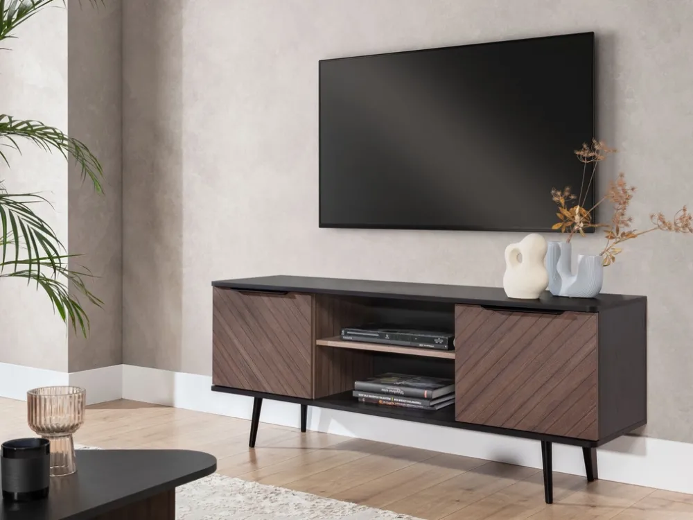 Szafki Rtv>GiB Meble Szafka RTV pod telewizor 150 cm PULSE cichy domyk