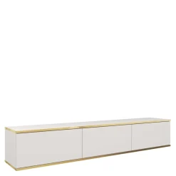 Zestawy Mebli Do Salonu|Szafki Rtv>PIASKI Szafka RTV w kolorze białym 175 cm ORVIETO