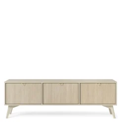 Szafki Rtv>PIASKI Szafka RTV w stylu boho 158 cm FLOW beż