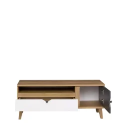 Szafki Rtv|Zestawy Mebli Dziecięcych>GiB Meble Szafka RTV w stylu skandynawskim MERKURY