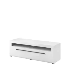 Szafki Rtv>Helvetia Szafka rtv z szufladą połysk TELOS biały