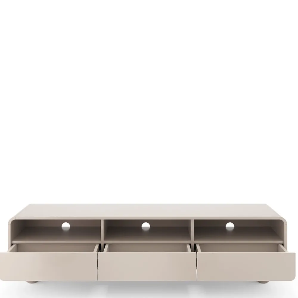 Zestawy Mebli Do Salonu|Szafki Rtv>PIASKI Szafka RTV z szufladami do salonu 180 cm kaszmir AVELON