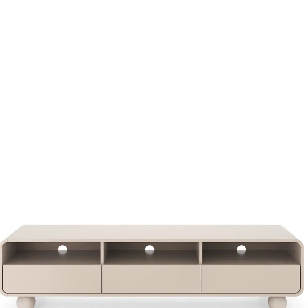 Zestawy Mebli Do Salonu|Szafki Rtv>PIASKI Szafka RTV z szufladami do salonu 180 cm kaszmir AVELON