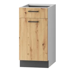 Meble Kuchenne>Stolkar Szafka stojąca 40 cm dąb artisan CLARA