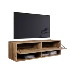 Szafki Rtv>BRATEX Szafka uniwersalna RTV 100 cm AROMA kasztan wrocławski