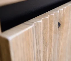 Szafki></noscript>Lempert Szafka wisząca do salonu 46 cm z frezowanym frontem OMEGA dąb evoke