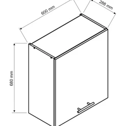 Meble Kuchenne>Stolkar Szafka z okapem 60 cm ADELE