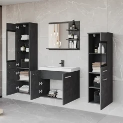 Meble Łazienkowe>BRATEX Szafki łazienkowe USEDOM matera