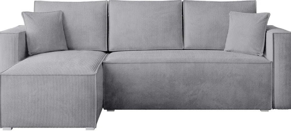 Meble Dla Dzieci|Meble Młodzieżowe>BROMARKT Szara kanapa narożna z funkcją spania TOP sztruks