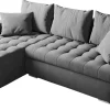 Meble Dla Dzieci|Meble Młodzieżowe>BROMARKT Szara kanapa narożna z funkcją spania LUIS
