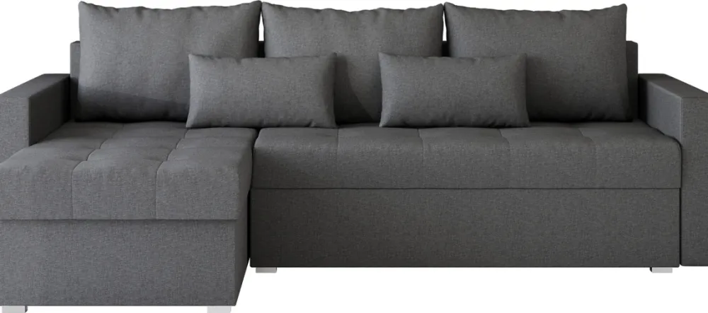 Meble Dla Dzieci|Meble Młodzieżowe>BROMARKT Szara kanapa narożna z funkcją spania HOT L