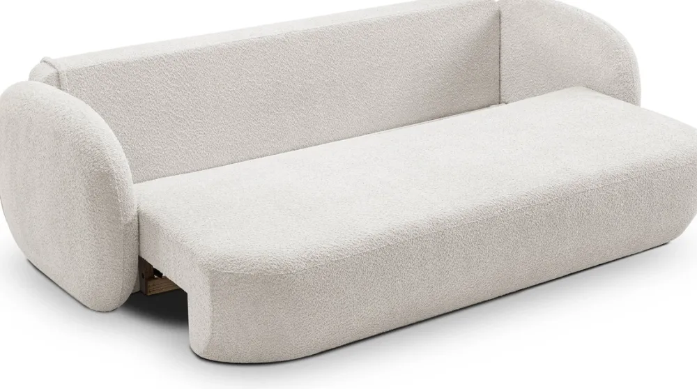 Meble Dla Dzieci|Kanapy I Sofy>LASKI Szara kanapa z funkcją spania i pojemnikiem do salonu OMERO