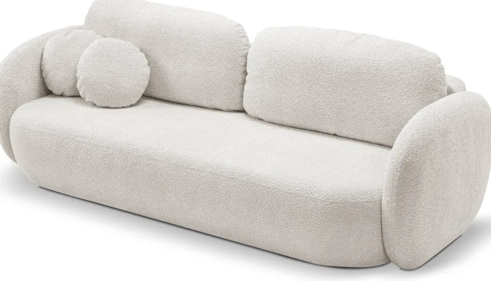 Meble Dla Dzieci|Kanapy I Sofy>LASKI Szara kanapa z funkcją spania i pojemnikiem do salonu OMERO