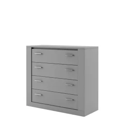 Zestawy Mebli Do Sypialni|Komody>lenart. Szara komoda z szufladami do sypialni 100 cm IDEA