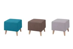 Podnóżki|Pufy>GiB Meble Szara pufa do siedzenia OSLO