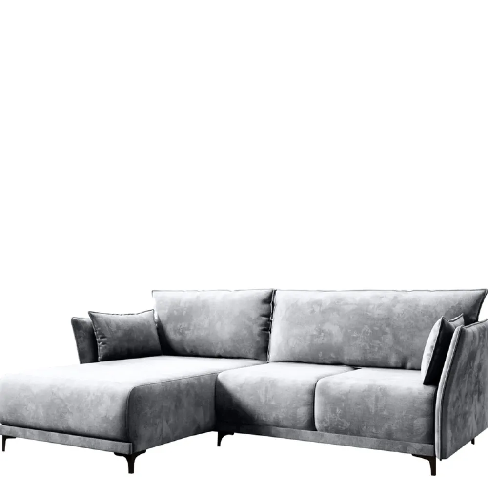 Meble Dla Dzieci|Narożniki>NEXT COLLECTION Szara rogówka do salonu STYLO glamour