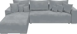 Meble Dla Dzieci|Narożniki>BROMARKT Szara rogówka do salonu z funkcją spania SYDNEY