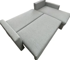 Meble Dla Dzieci|Narożniki>Meble Grand Szara rogówka z funkcją spania do salonu RIVIA