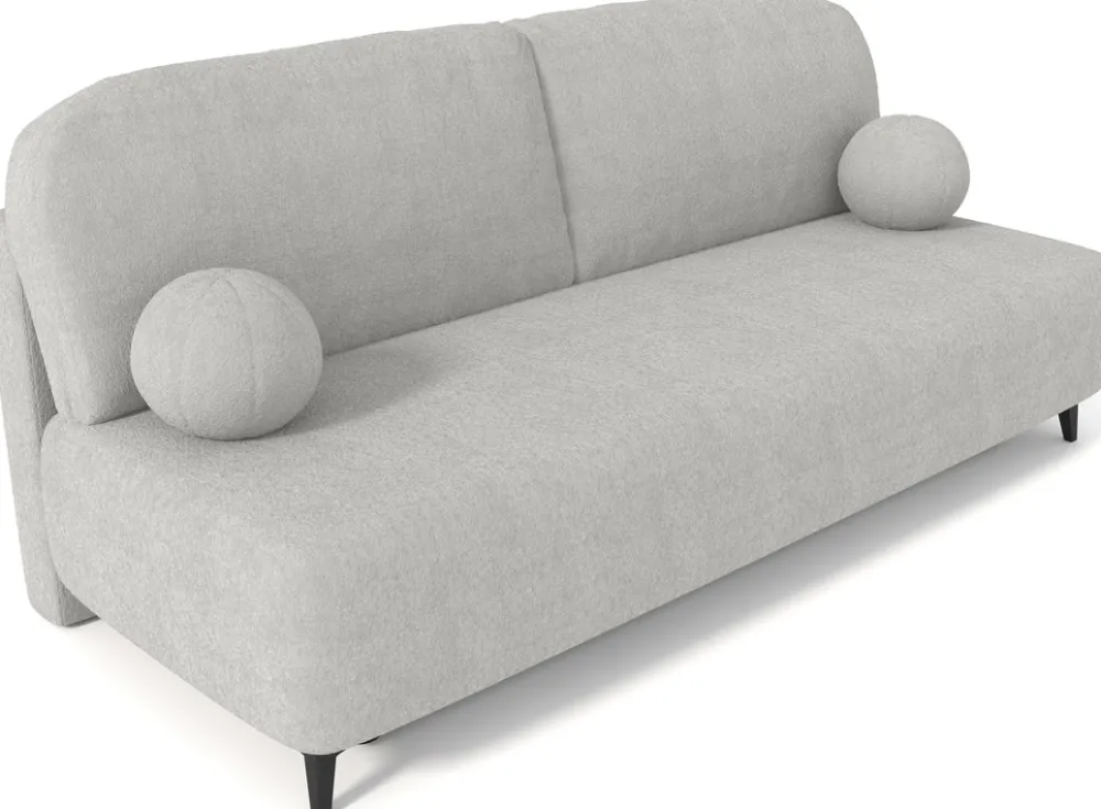 Meble Dla Dzieci|Kanapy I Sofy>Meble Grand Szara rozkładana kanapa do salonu z pojemnikiem SILVIO