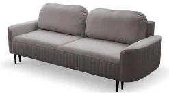 Meble Dla Dzieci|Kanapy I Sofy></noscript>LASKI Szara sofa do salonu z funkcją spania VELINA pojemnik na pościel