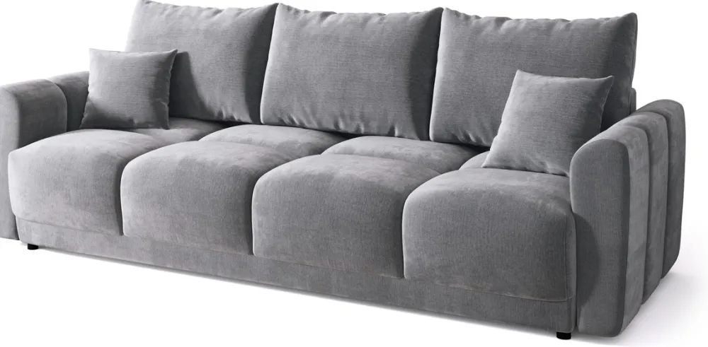 Kanapy I Sofy|Zestawy Mebli Do Przedpokoju>BROMARKT Szara sofa rozkładana do salonu NUBES