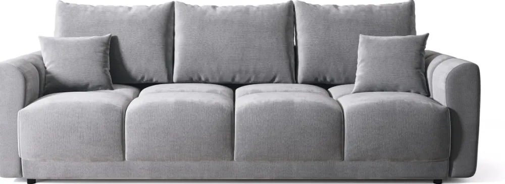 Kanapy I Sofy|Zestawy Mebli Do Przedpokoju>BROMARKT Szara sofa rozkładana do salonu NUBES