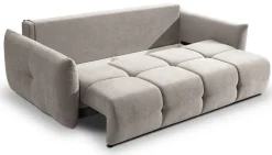 Kanapy I Sofy|Meble Dla Dzieci>LASKI Szara sofa z funkcją spania do salonu nowoczesna BERGAMO