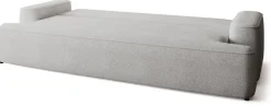 Meble Młodzieżowe|Kanapy I Sofy>BROMARKT Szara sofa z funkcją spania i pojemnikiem CARMELLO boucle
