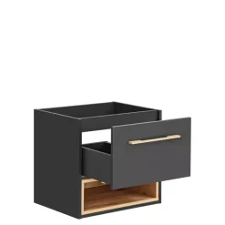 Meble Łazienkowe|Szafki Pod Umywalkę>COMAD Szara szafka pod umywalkę 60 cm UNITY