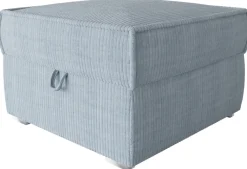 Meble Dla Dzieci|Meble Młodzieżowe>BROMARKT Szara sztruksowa pufa do salonu ze schowkiemTOP