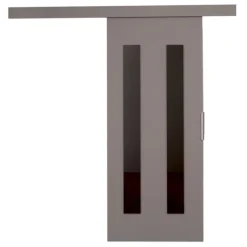 Drzwi Przesuwne>przesuwne.com Szare drzwi przesuwne 80 HERMAN szary