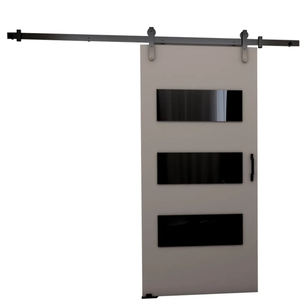 Drzwi Przesuwne>przesuwne.com Szare drzwi przesuwne do pokoju 80 cm VITRE szary