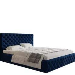 Łóżka Młodzieżowe|Łóżka Dziecięce></noscript>Riban Szare łóżko tapicerowane 180x200 cm INTON