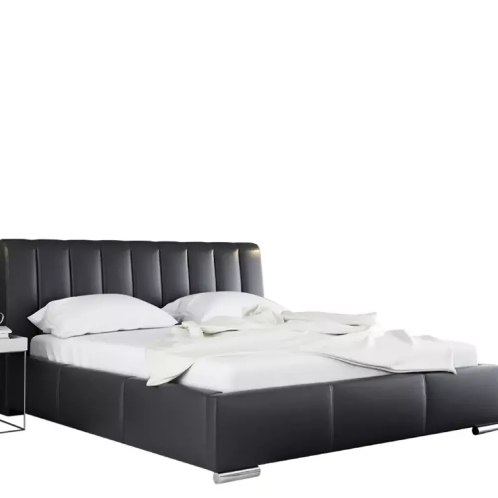 Łóżka Młodzieżowe|Łóżka Dziecięce>Gruszka Szare łóżko tapicerowane 120x200 MANILA