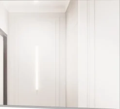 Lustra|Garderoby>lenart. Szare lustro ścienne do przedpokoju 92 cm x 77 cm SIMPLY