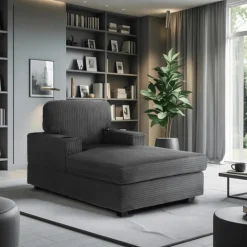 Fotele>MEBEL ELITE fotel wypoczynkowy NUBEN do salonu z podłokietnikami szary